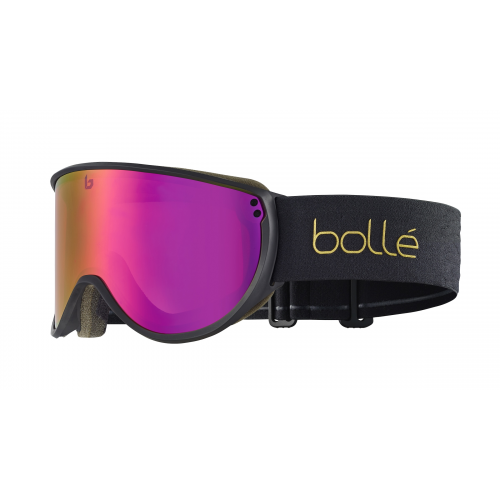 Bollé BLANCA Unisex-Skibrille Vollrand Monoscheibe Kunststoff-Gestell, schwarz