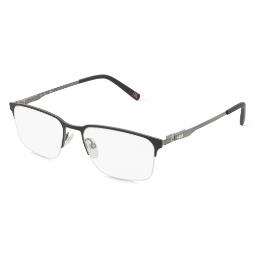 Fila FIAVFI207 Herren-Brille inkl. Gläser Vollrand Eckig Metall-Gestell 53mm/18mm/145mm, grau