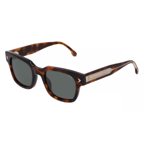 Lozza LOZSL4300 Herren-Sonnenbrille Vollrand Eckig Kunststoff-Gestell, braun