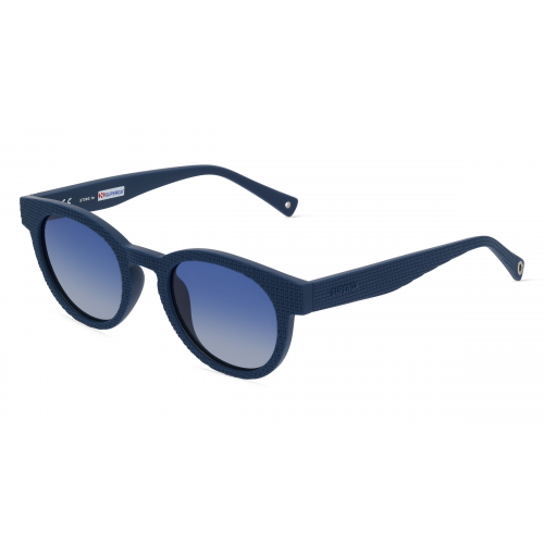 Sting STGSST436 Unisex-Sonnenbrille Vollrand Panto Kunststoff-Gestell, blau