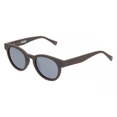 Sting STGSST436 Unisex-Sonnenbrille Vollrand Panto Kunststoff-Gestell, grau