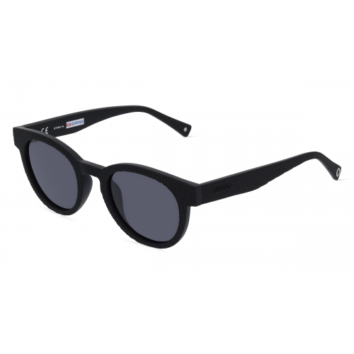 Sting STGSST436 Unisex-Sonnenbrille Vollrand Panto Kunststoff-Gestell, schwarz