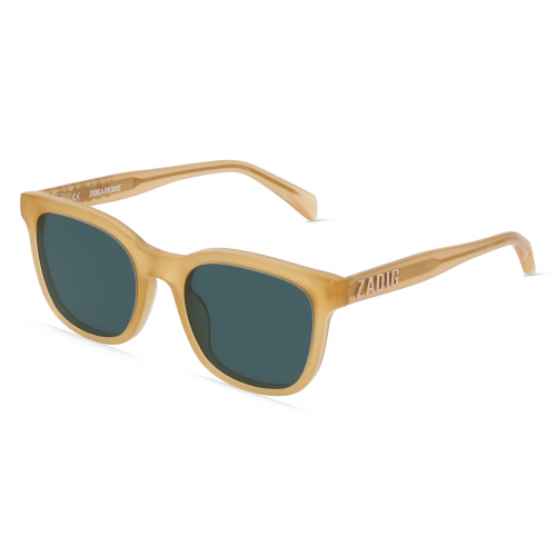 Zadig & Voltaire Z&VSZV336V Damen-Sonnenbrille Vollrand Oval Kunststoff-Gestell, gelb