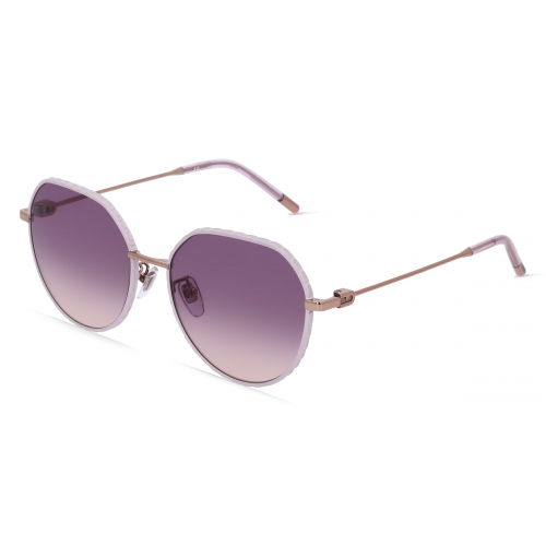 Furla FULSFU627 Damen-Sonnenbrille Vollrand Panto Metall-Gestell, pink