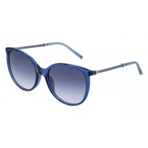 Escada ESCSESD49 Damen-Sonnenbrille Vollrand Butterfly Kunststoff-Gestell, blau