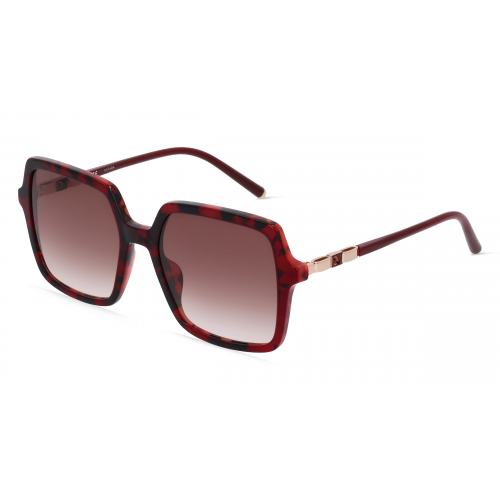 Escada ESCSESD46 Damen-Sonnenbrille Vollrand Eckig Kunststoff-Gestell, braun