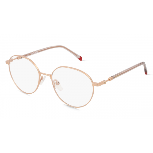 Zadig & Voltaire ZVVZV351 Unisex-Brille inkl. Gläser Vollrand Panto Metall-Gestell 51mm/17mm/135mm, orange