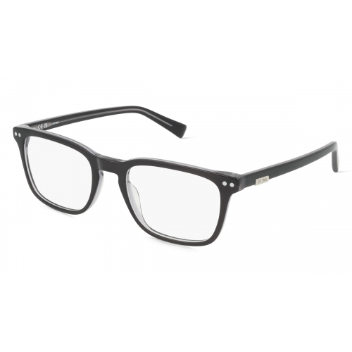 Sting STGVST470 Unisex-Brille inkl. Gläser Vollrand Eckig Kunststoff-Gestell 52mm/20mm/140mm, schwarz