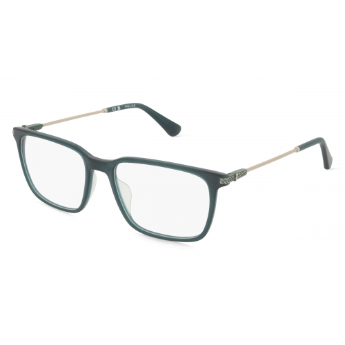 Police POIVPLG77 Herren-Brille inkl. Gläser Vollrand Eckig Kunststoff-Gestell 53mm/17mm/145mm, weiß