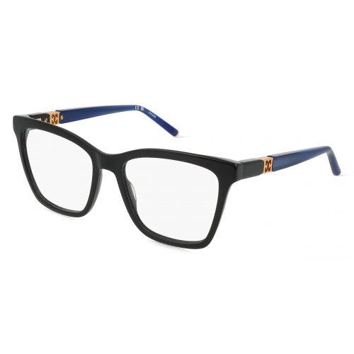 Escada ESCVESD83 Damen-Brille inkl. Gläser Vollrand Eckig Kunststoff-Gestell 53mm/17mm/140mm, schwarz