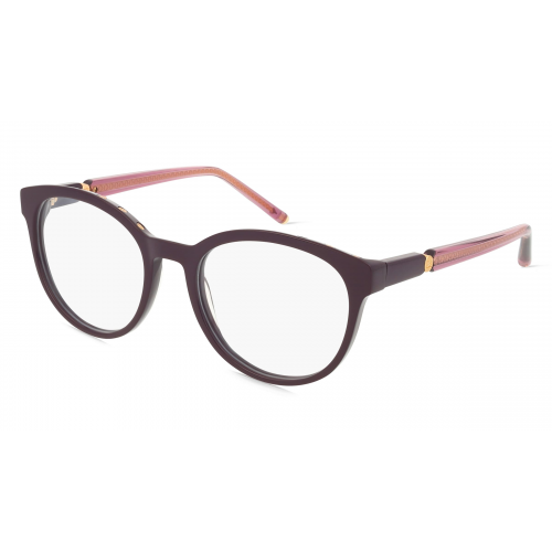 Escada ESCVESD86V Damen-Brille inkl. Gläser Vollrand Panto Kunststoff-Gestell 53mm/19mm/140mm, lila