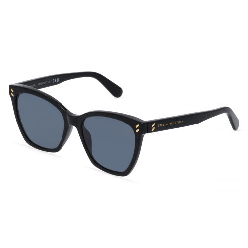 Stella McCartney SC40035I Damen-Sonnenbrille Vollrand Butterfly Bio-Acetat-Gestell, schwarz