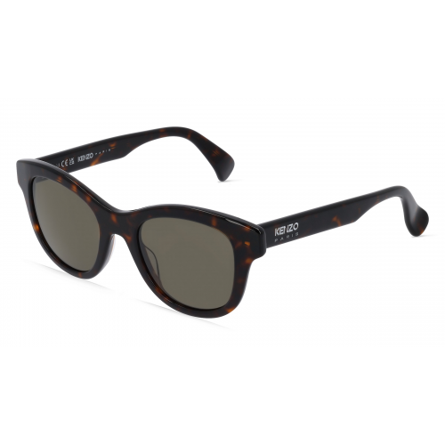 Kenzo KZ40152I Damen-Sonnenbrille Vollrand Panto Kunststoff-Gestell, braun