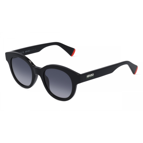 Kenzo KZ40160I Unisex-Sonnenbrille Vollrand Panto Kunststoff-Gestell, schwarz