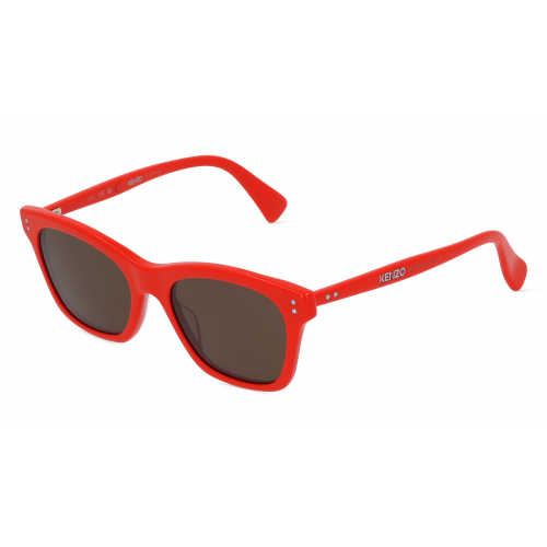 Kenzo KZ40161I Damen-Sonnenbrille Vollrand Butterfly Kunststoff-Gestell, rot