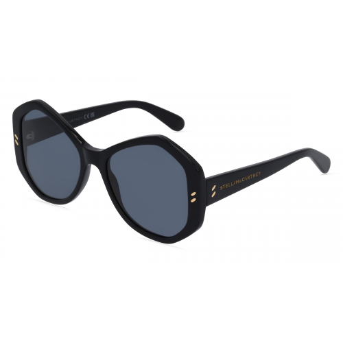 Stella McCartney SC40056I Damen-Sonnenbrille Vollrand Butterfly Bio-Acetat-Gestell, schwarz