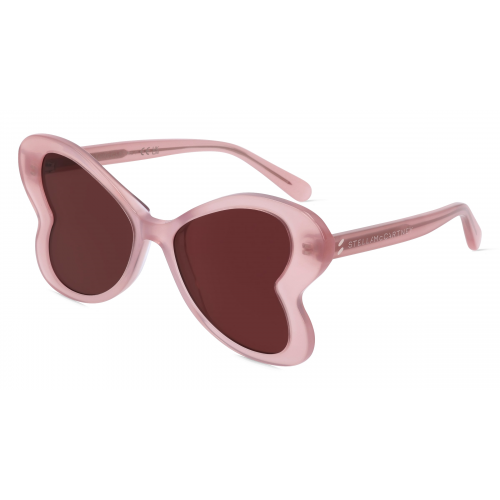 Stella McCartney SC4063IK Kinder-Sonnenbrille Vollrand Butterfly Bio-Acetat-Gestell, pink