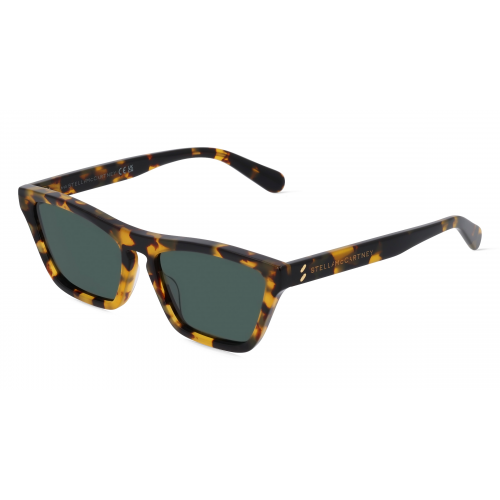 Stella McCartney SC40060I Damen-Sonnenbrille Vollrand Butterfly Bio-Acetat-Gestell, braun