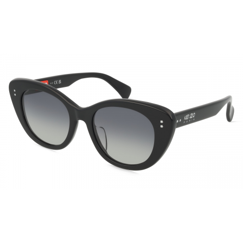 Kenzo KZ40172F Damen-Sonnenbrille Vollrand Butterfly Kunststoff-Gestell, Schwarz