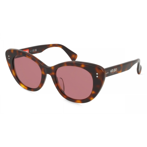 Kenzo KZ40172F BOKE FLOWER Damen-Sonnenbrille Vollrand Butterfly Kunststoff-Gestell, braun