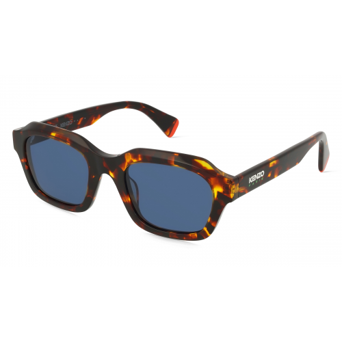 Kenzo KZ40175I AKA Herren-Sonnenbrille Vollrand Eckig Kunststoff-Gestell, rot