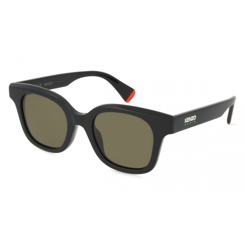 Kenzo KZ40176I AKA Damen-Sonnenbrille Vollrand Butterfly Kunststoff-Gestell, schwarz