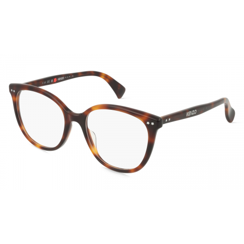 Kenzo KZ50200I Damen-Brille inkl. Gläser Vollrand Butterfly Kunststoff-Gestell 54mm/18mm/145mm, braun