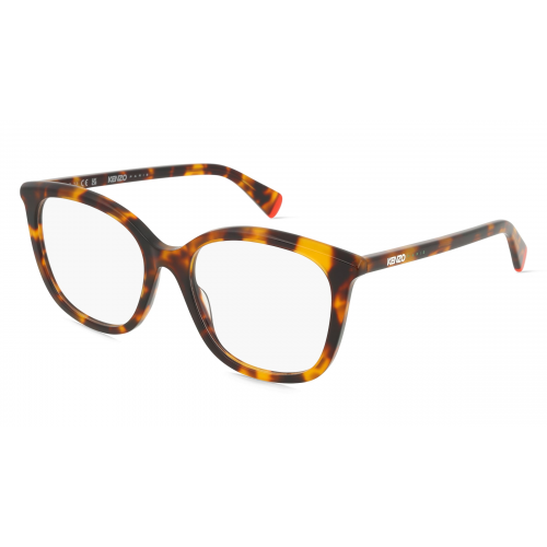 Kenzo KZ50202I Damen-Brille inkl. Gläser Vollrand Eckig Kunststoff-Gestell 55mm/18mm/145mm, rot