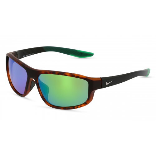 Nike BRAZEN FUEL M DJ0803 Unisex-Sonnenbrille Vollrand Eckig Kunststoff-Gestell, braun