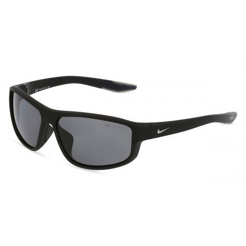 Nike BRAZEN FUEL P DQ0985 Unisex-Sonnenbrille Vollrand Eckig Kunststoff-Gestell, schwarz