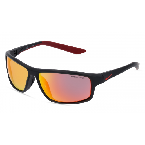 Nike RABID 22 M DV2153 Unisex-Sonnenbrille Vollrand Eckig Kunststoff-Gestell, schwarz