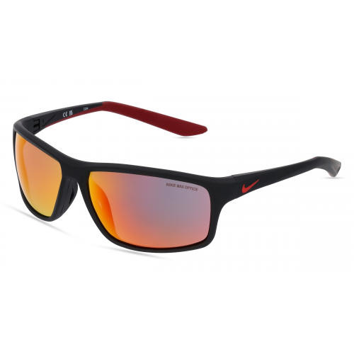 Nike ADRENALINE 22 M DV2155 Unisex-Sonnenbrille Vollrand Eckig Kunststoff-Gestell, schwarz