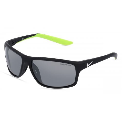 Nike ADRENALINE 22 DV2372 Unisex-Sonnenbrille Vollrand Eckig Kunststoff-Gestell, schwarz