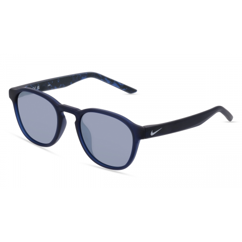 Nike SMASH DZ7382 Jugend-Sonnenbrille Vollrand Panto Kunststoff-Gestell, blau