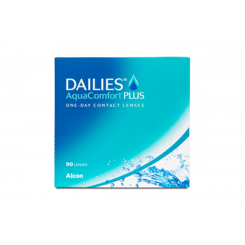 Alcon Dailies AquaComfort Plus (90er Packung) Tageslinsen (5 dpt & BC 8.7)