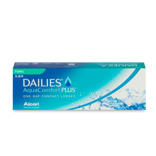 Alcon Dailies AquaComfort Plus Toric (30er Packung) Tageslinsen (2.75 dpt, Zyl. -1,25, Achse 180 ° & BC 8.8)