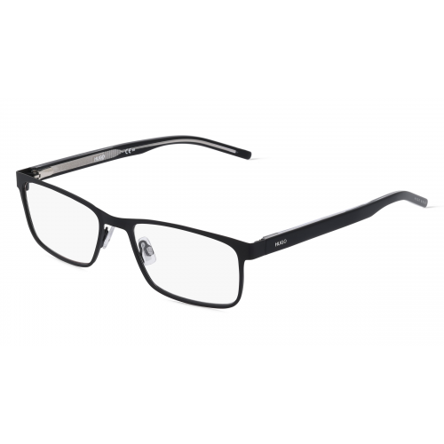 Hugo HG 1005 Herren-Brille inkl. Gläser Vollrand Eckig Metall-Gestell 55mm/18mm/145mm, schwarz