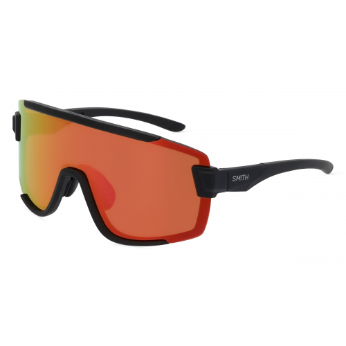 Smith WILDCAT Unisex-Sonnenbrille Vollrand Monoscheibe Kunststoff-Gestell, schwarz