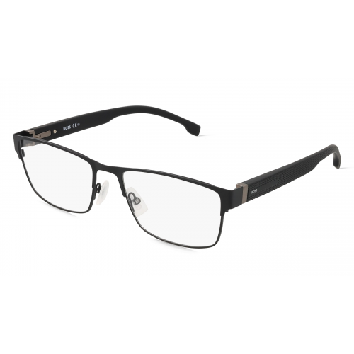 Boss 1040 Herren-Brille inkl. Gläser Vollrand Eckig Metall-Gestell 57mm/18mm/145mm, schwarz