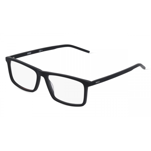 Hugo HG 1025 Herren-Brille inkl. Gläser Vollrand Eckig Acetat-Gestell 55mm/15mm/145mm, schwarz