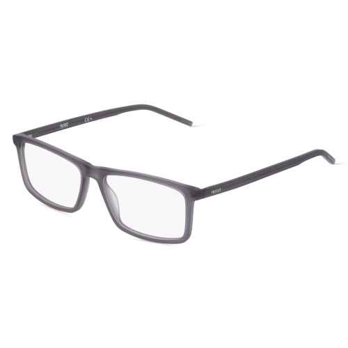 Hugo HG 1025 Herren-Brille inkl. Gläser Vollrand Eckig Acetat-Gestell 55mm/15mm/145mm, grau