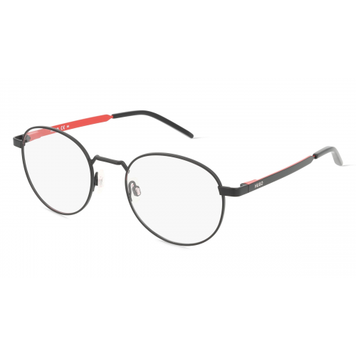 Hugo HG 1035 Herren-Brille inkl. Gläser Vollrand Eckig Metall-Gestell 51mm/21mm/145mm, schwarz