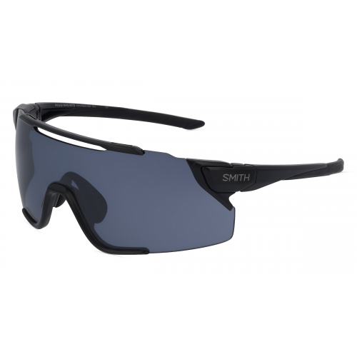 Smith ATTACK MAG MTB Unisex-Sonnenbrille Randlos Monoscheibe Kunststoff-Gestell, schwarz