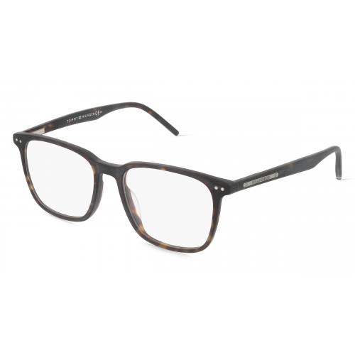 Tommy Hilfiger Eyewear TH 1732 Herren-Brille inkl. Gläser Vollrand Eckig Acetat-Gestell 51mm/17mm/145mm, braun