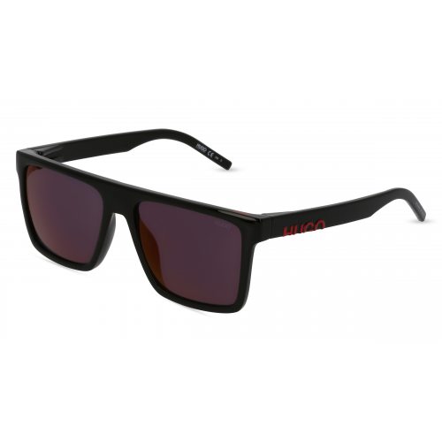 Hugo HG 1069/S Herren-Sonnenbrille Vollrand Eckig Kunststoff-Gestell, schwarz