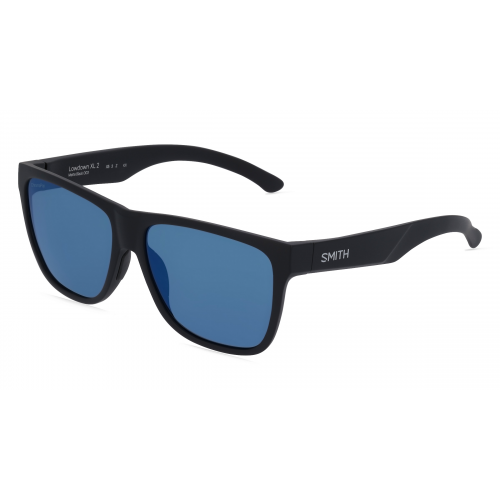 Smith LOWDOWN XL 2 Unisex-Sonnenbrille Vollrand Eckig Kunststoff-Gestell, schwarz