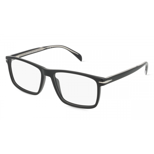 David Beckham DB 1020 Herren-Brille inkl. Gläser Vollrand Rechteckig Acetat-Gestell 56mm/17mm/145mm, schwarz