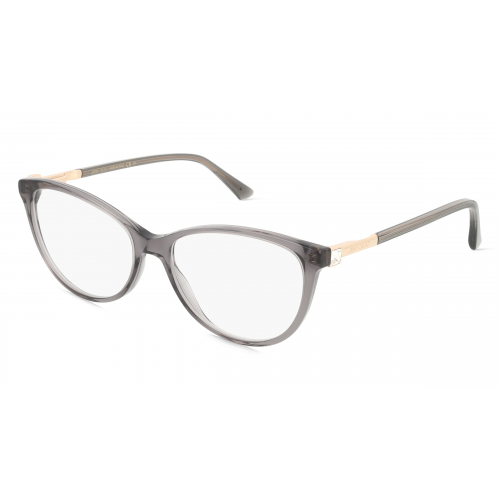 Jimmy Choo JC287 Damen-Brille inkl. Gläser Vollrand Butterfly Acetat-Gestell 54mm/16mm/145mm, grau