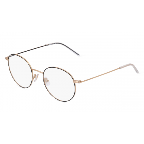 Boss 1213 Damen-Brille inkl. Gläser Vollrand Panto Titan-Gestell 51mm/20mm/145mm, gold