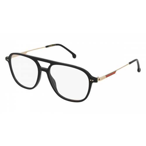 Carrera 1120 Herren-Brille inkl. Gläser Vollrand Pilot Acetat-Gestell 54mm/16mm/145mm, schwarz